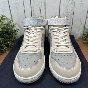 Dior B27 High Top Oblique Galaxy Grey Beige Sneaker Size 46